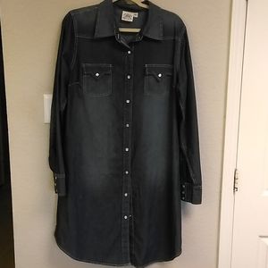 Long denim dress/tunic